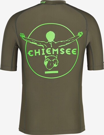 Coupe regular T-Shirt fonctionnel CHIEMSEE en vert