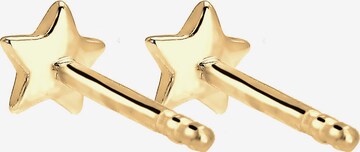ELLI PREMIUM Ohrringe 'Sterne' in Gold