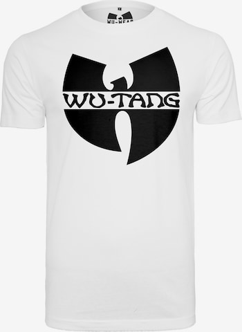 T-Shirt 'Wu-Wear' Mister Tee en blanc : devant