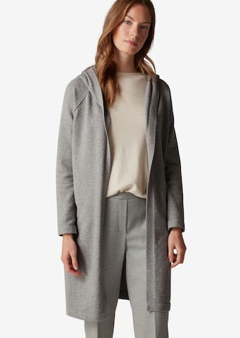 Marc O'Polo Knitted Coat in Grey: front