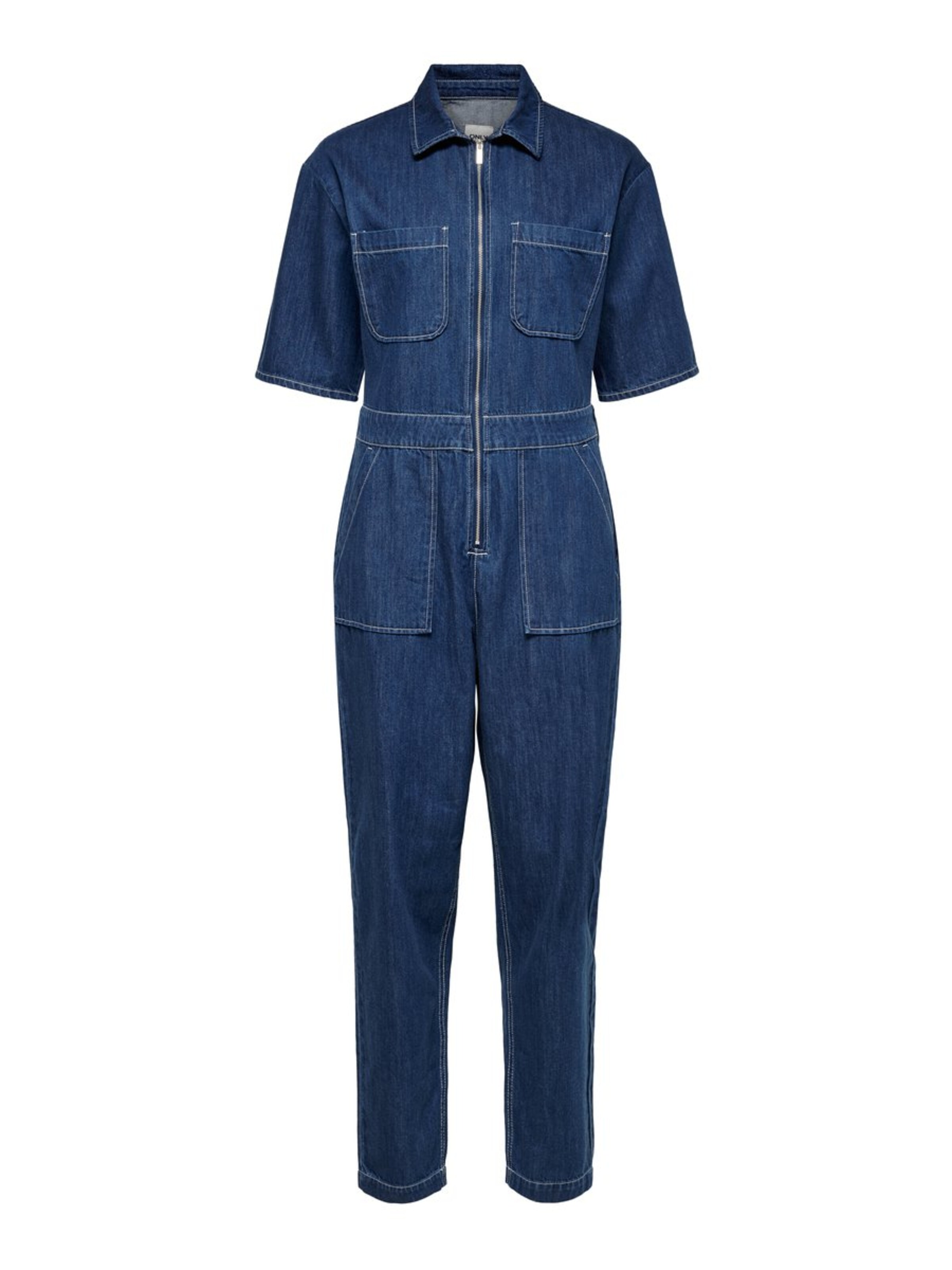ONLY - Jumpsuit in de kleur Blauw denim