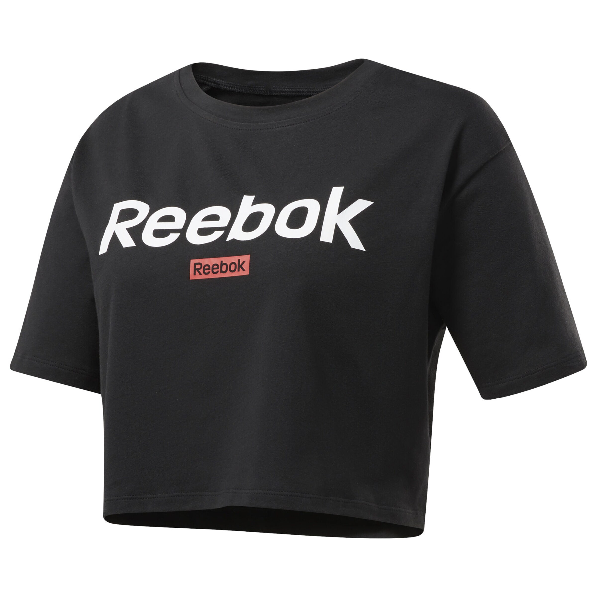 REEBOK - Shirt 'Training Essentials Linear' in schwarz
