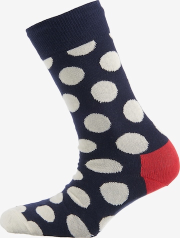 Happy Socks Socke 'BIG DOT' in Blau: front