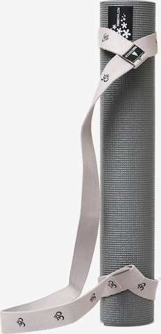 YOGISTAR.COM Mat 'Carry' in Grey: front