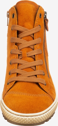 GABOR Lace-Up Ankle Boots in Yellow