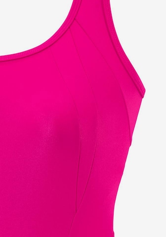 KangaROOS Bustier Formgivende badedragt i pink