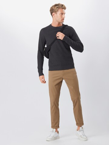 SELECTED Slim fit Chino Pants 'Miles Flex' in Brown
