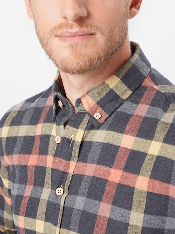 Coupe slim Chemise 'Dean' Kronstadt en jaune