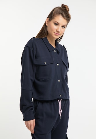 MYMO Sweat jacket in Blue: front