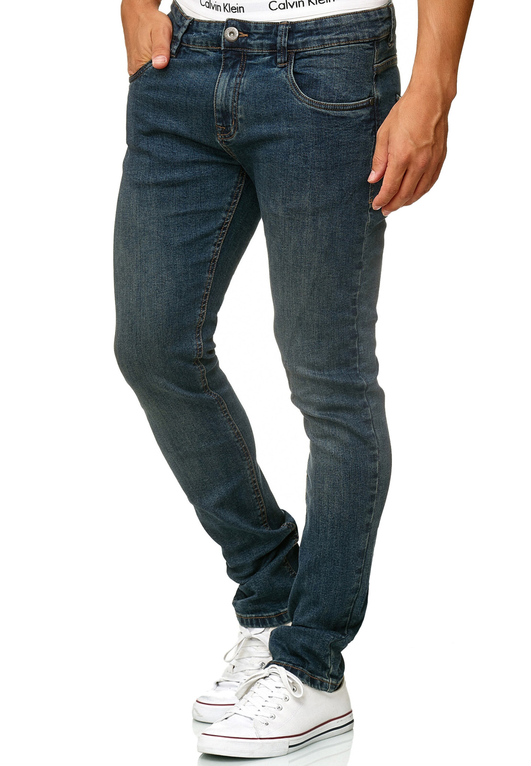INDICODE JEANS Slim fit Jeans 'Texas' in Blue