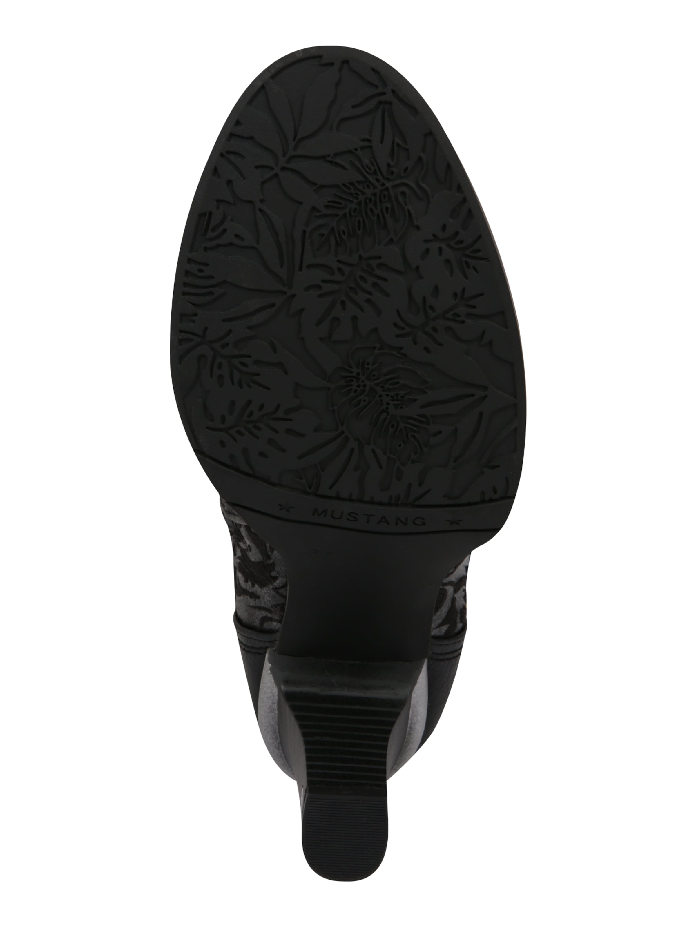 MUSTANG Členkové čižmy - Čierna: spodná strana