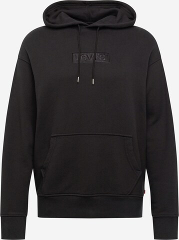 Sweat-shirt 'OVERSIZED GRAPHIC' LEVI'S ® en noir : devant