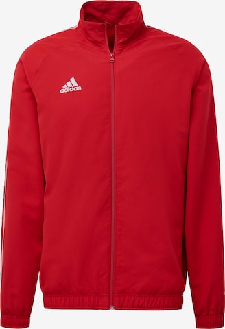ADIDAS SPORTSWEAR Training Jacket 'Core 18' in Red: front