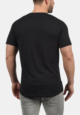 !Solid Rundhalsshirt 'Bob' in Schwarz