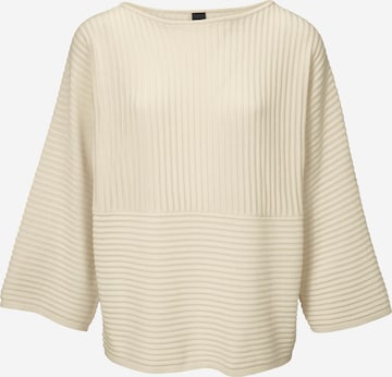 Pull-over heine en beige : devant