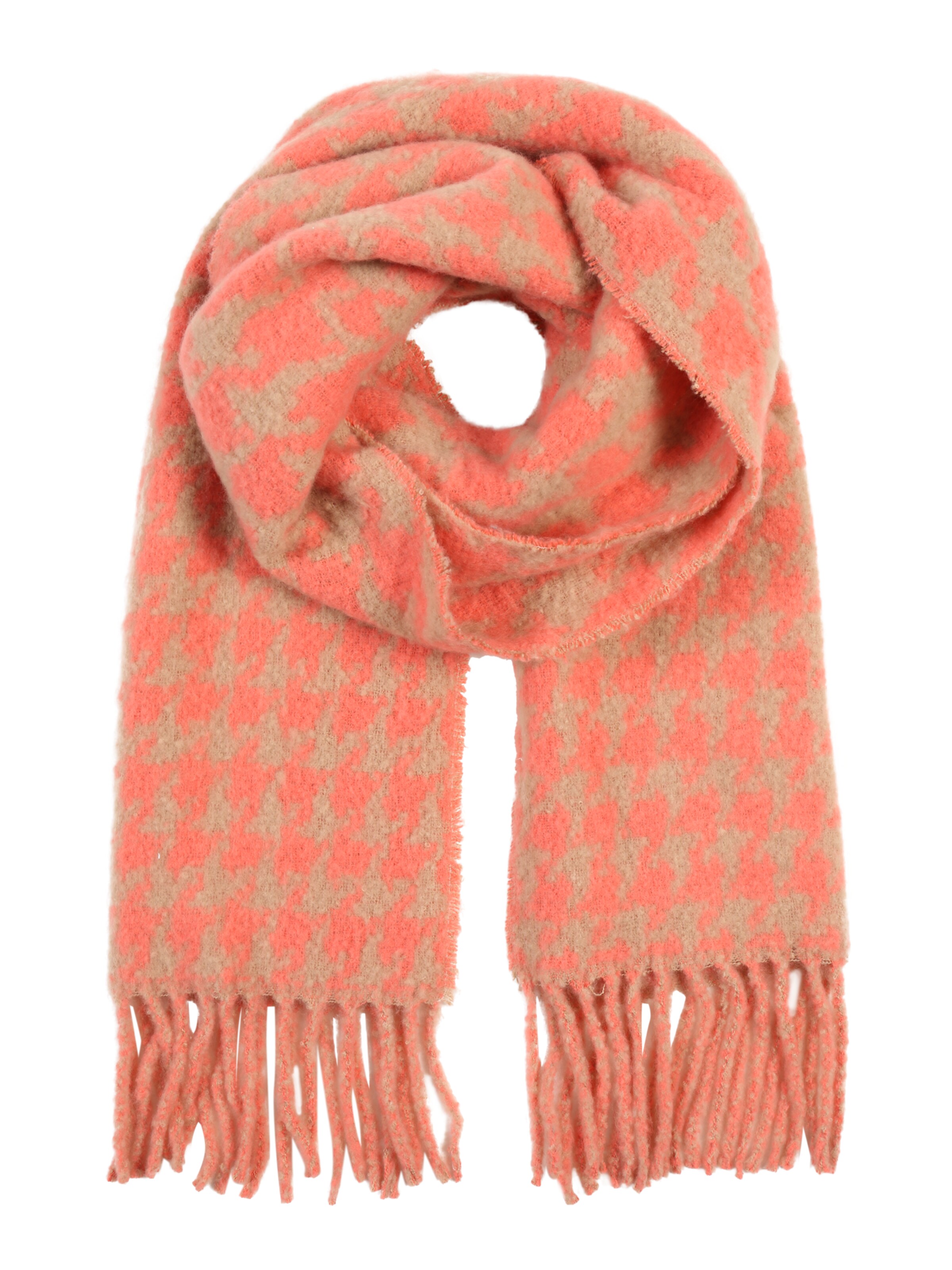 ONLY - Sjaal 'onlHILDA HEAVY BRUSHED SCARF' in de kleur Sinaasappel