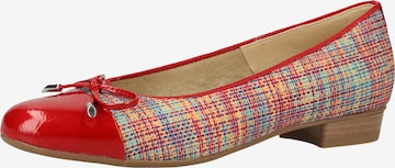 ARA Ballet Flats in Red: front