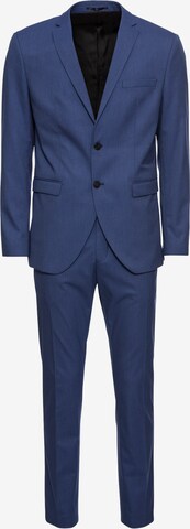 SELECTED HOMME Regularen Obleka 'MYLOLOGAN' | modra barva: sprednja stran