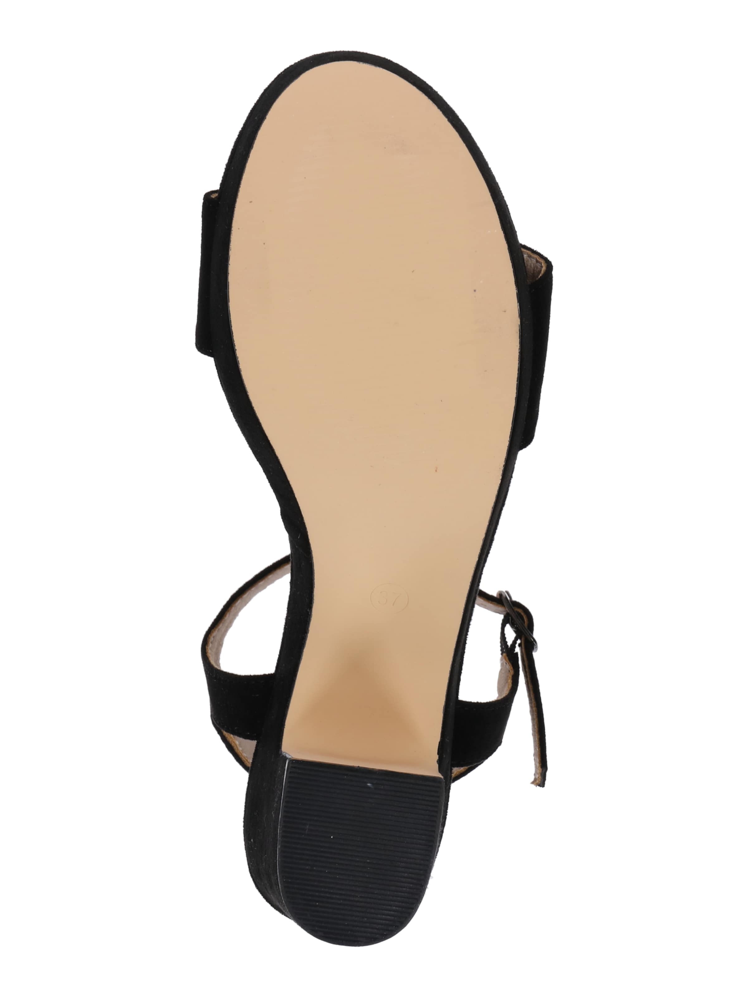 ABOUT YOU Sandals 'Elea' in Black: bottom