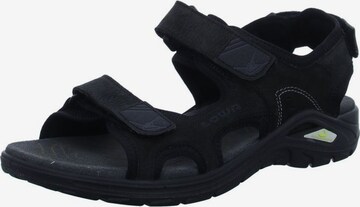 LOWA Sandalen 'Urbano' in Zwart: voorkant