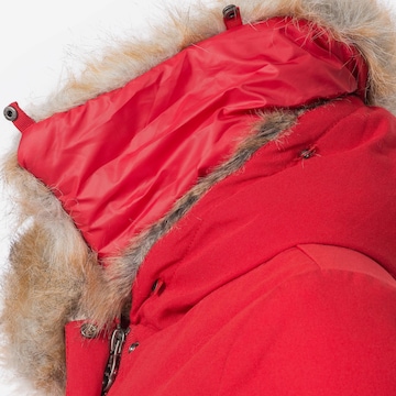 NAVAHOO Płaszcz zimowy 'Cristal' w kolorze czerwony