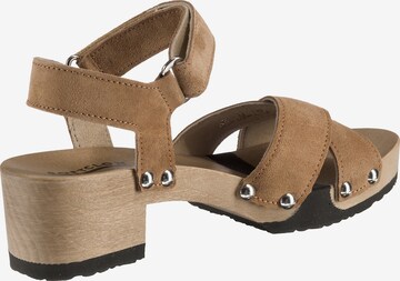 SOFTCLOX Sandals 'Palma' in Brown