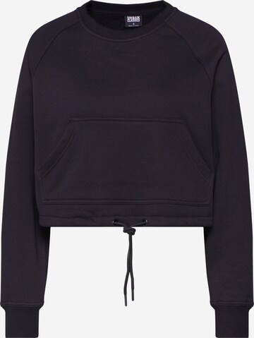 Urban Classics Sweatshirt in Black: front