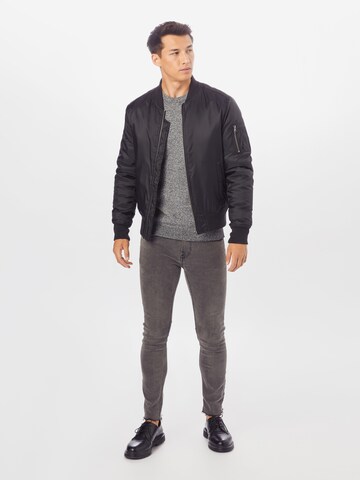 Coupe regular Pull-over 'Aaron' JACK & JONES en gris