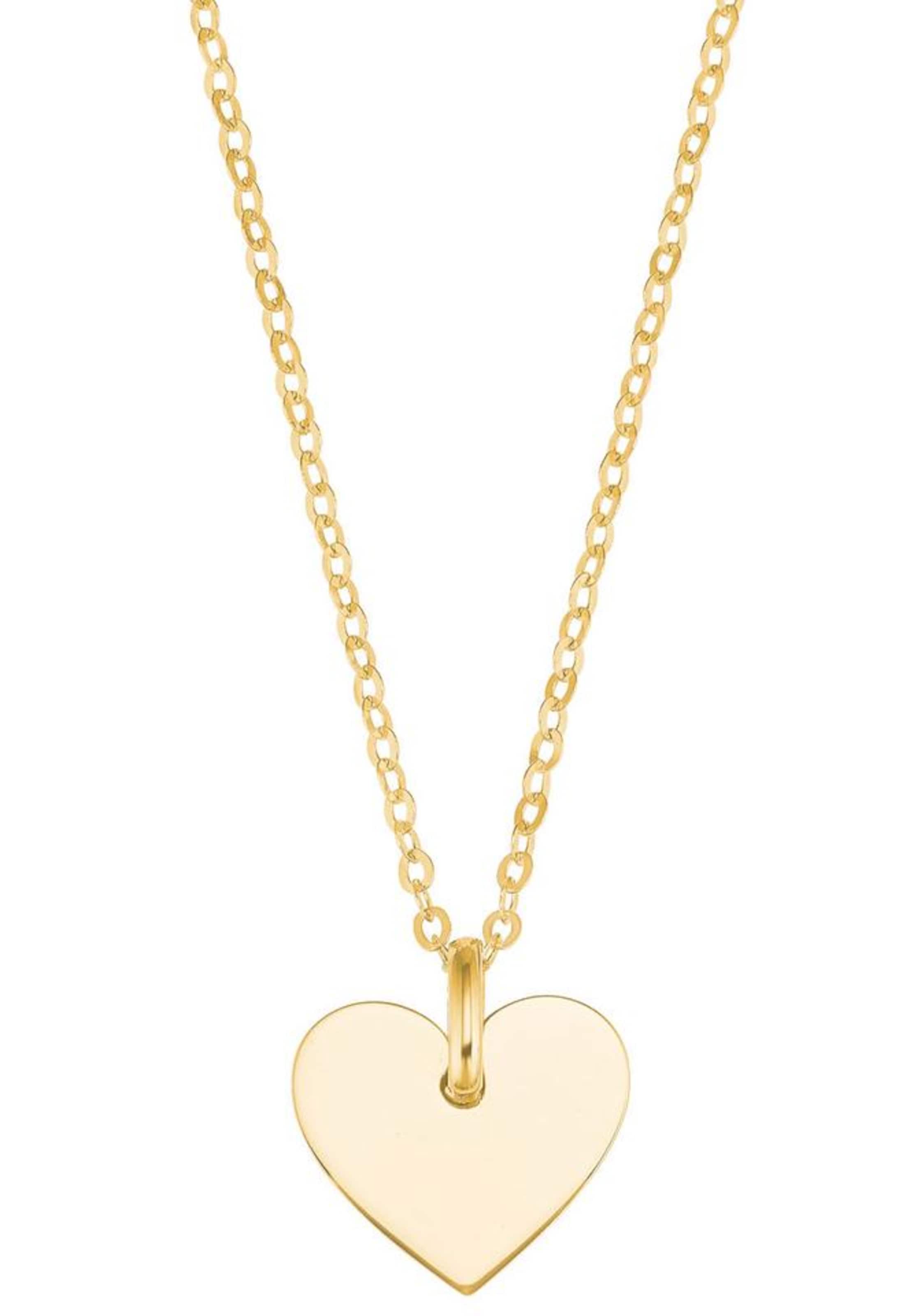 AMOR Necklace in Gold: front