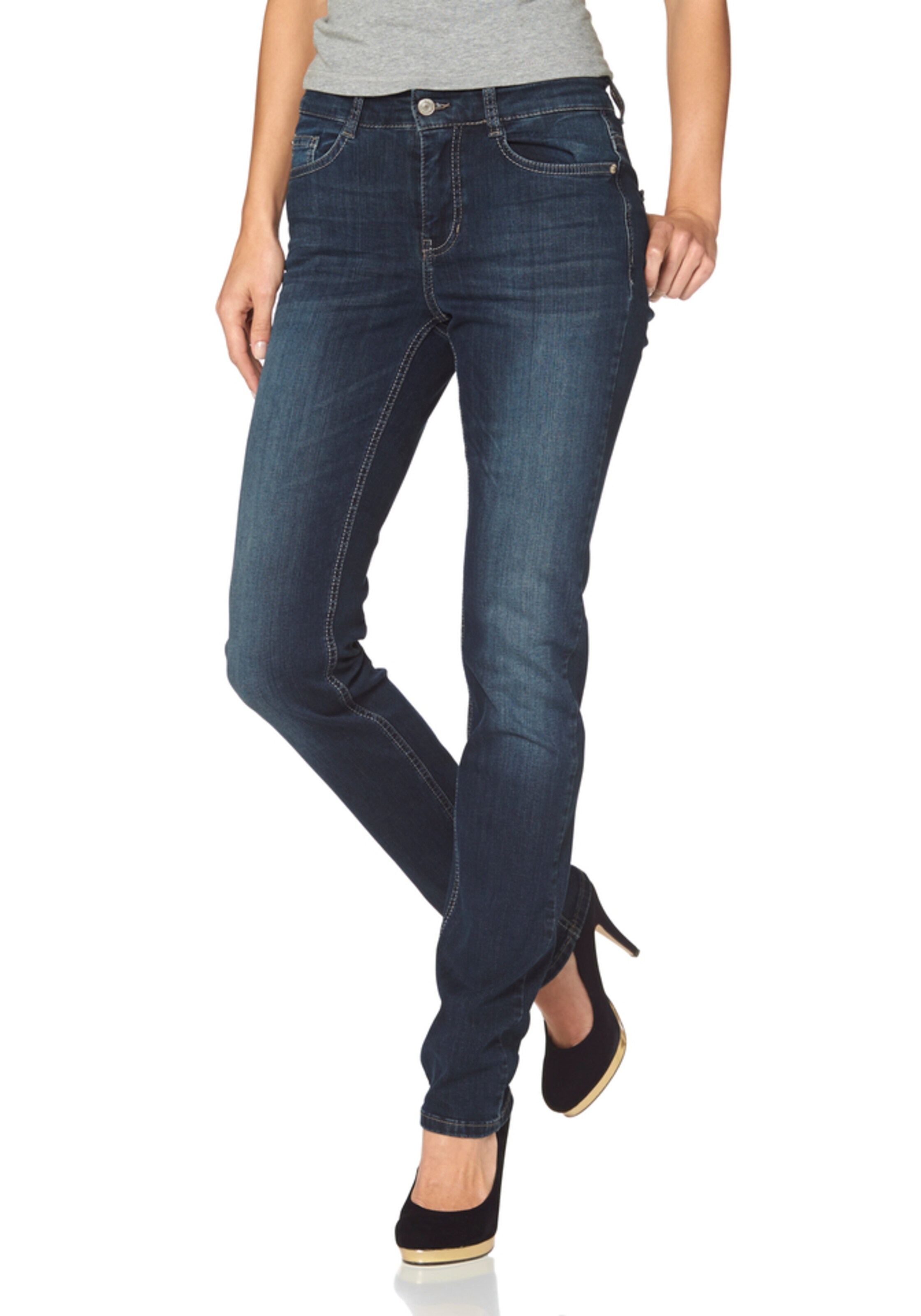 MAC Regular Jeans in Blau: Vorderseite