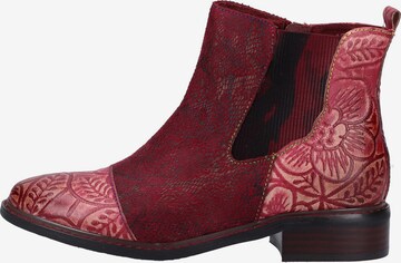 Laura Vita Chelsea boots in Rood