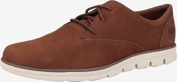 Chaussure de sport à lacets TIMBERLAND en marron : devant