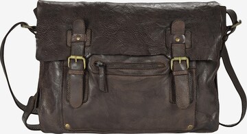 Borsa messenger di Harold's in marrone: frontale