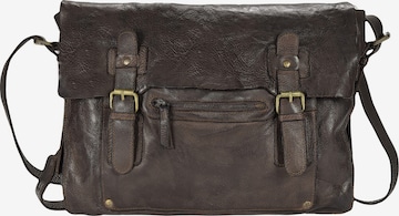 Borsa messenger di Harold's in marrone: frontale