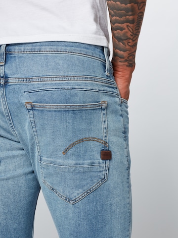 G-Star RAW - Slimfit Calças de ganga em azul