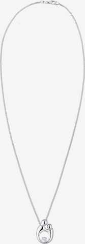 Elli DIAMONDS Necklace 'Mutter und Kind' in Silver: front