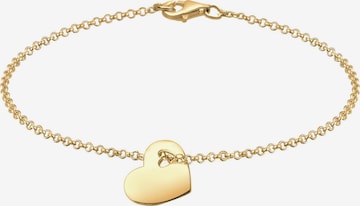 ELLI Bracelet 'Herz' in Gold: front