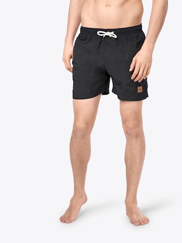 Shorts de bain Urban Classics en noir : devant