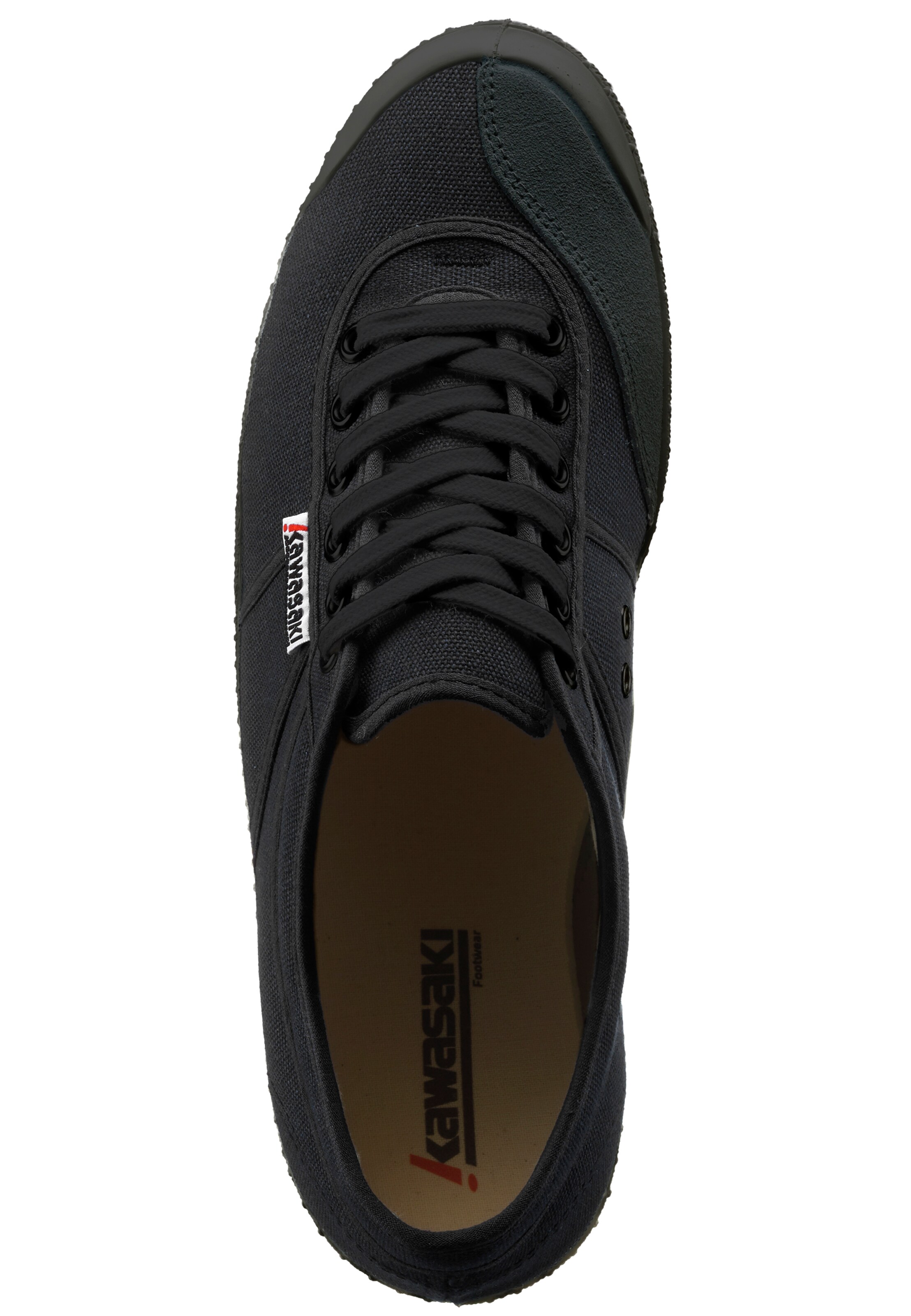 KAWASAKI Sneaker Legend Canvas in Schwarz