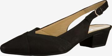 GABOR Slingpumps in Zwart: voorkant