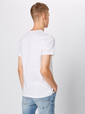 ALPHA INDUSTRIES - Camisa 'NASA Reflective' em branco: atrás