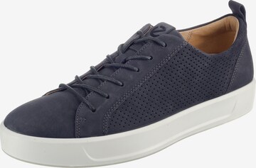 ECCO Sneakers laag 'Soft 8' in Blauw: voorkant