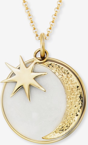 Engelsrufer Necklace 'Sonne, Mond & Stern' in Gold: front
