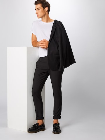 Casual Friday Slim fit Pants 'Philip' in Black