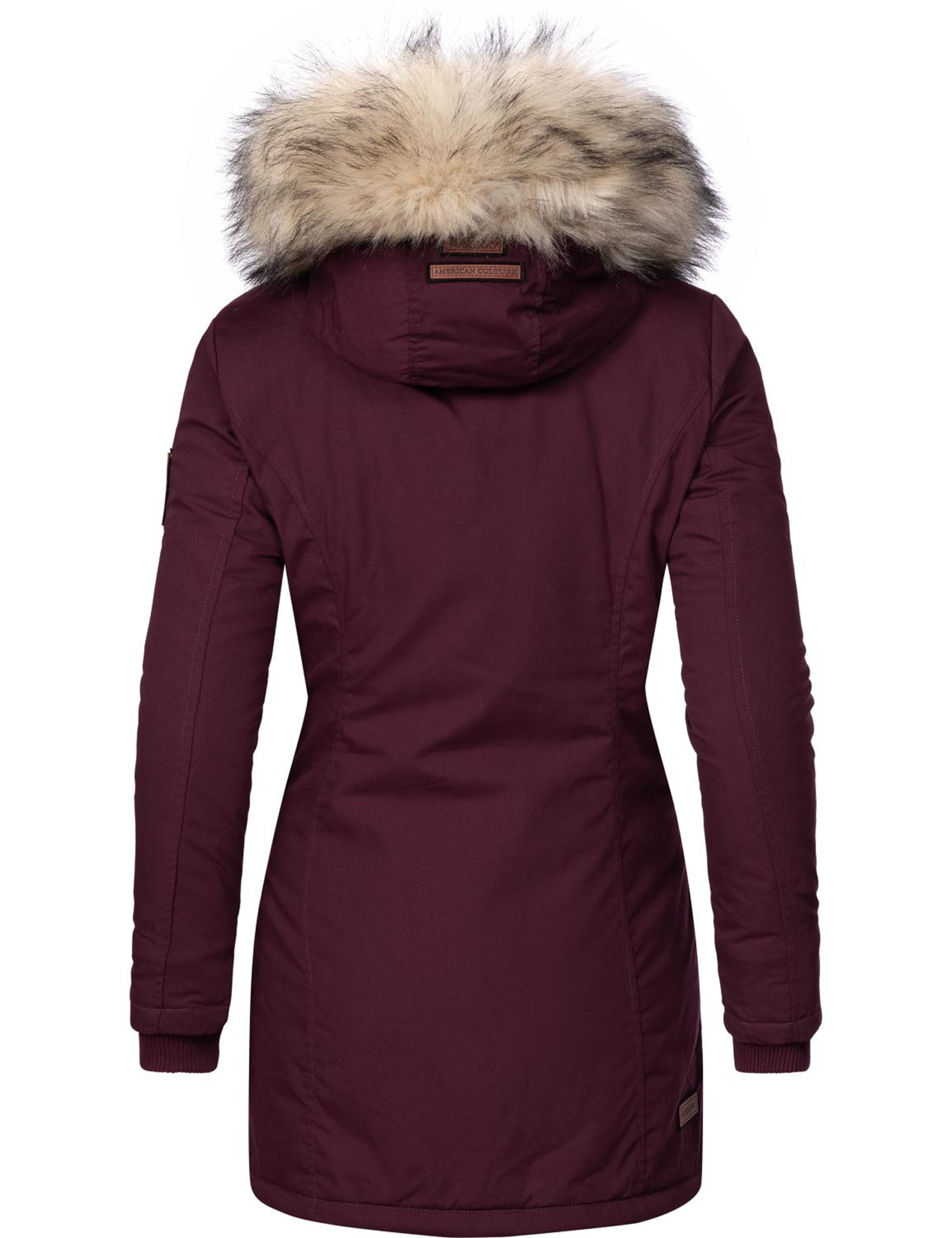 NAVAHOO Płaszcz zimowy 'Cristal' w kolorze czerwony