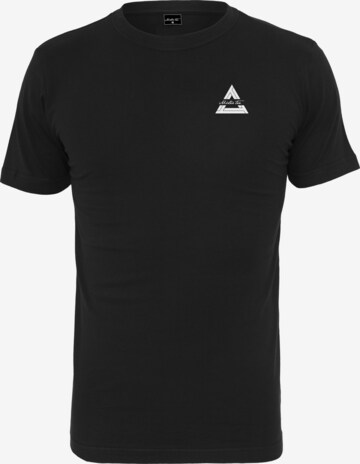 T-Shirt 'Triangle' Mister Tee en noir : devant