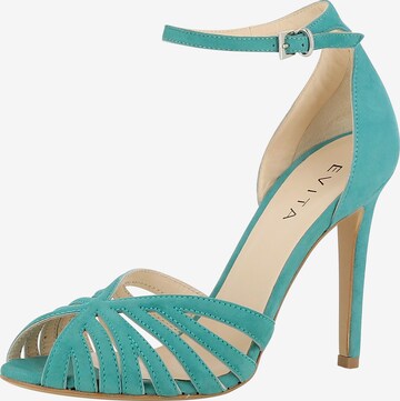 EVITA Strap Sandals 'Alessandra' in Blue: front