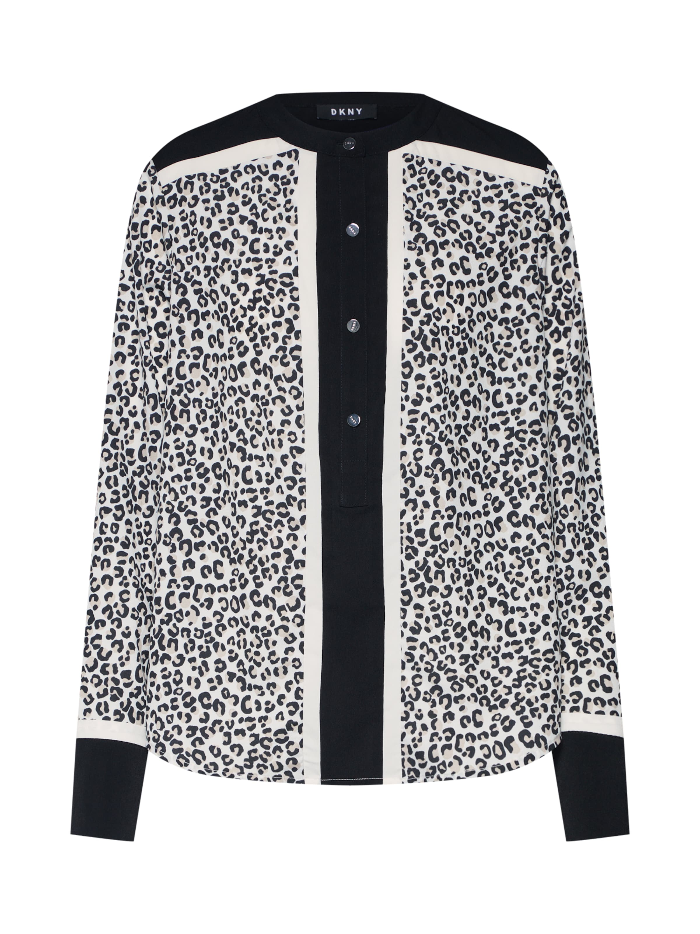 DKNY - Blouse 'MANDARIN COLLAR BLOUSE' in de kleur Gemengde kleuren