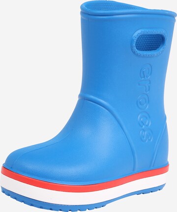 Bottes en caoutchouc 'Crocband' Crocs en bleu : devant