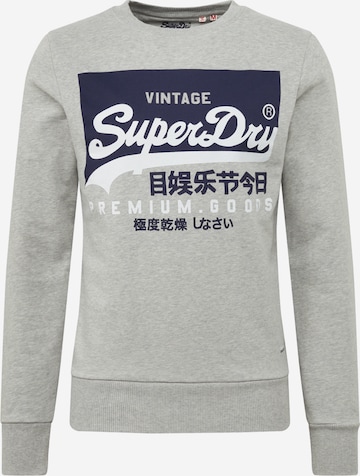 Superdry Sweatshirt in Grau: predná strana